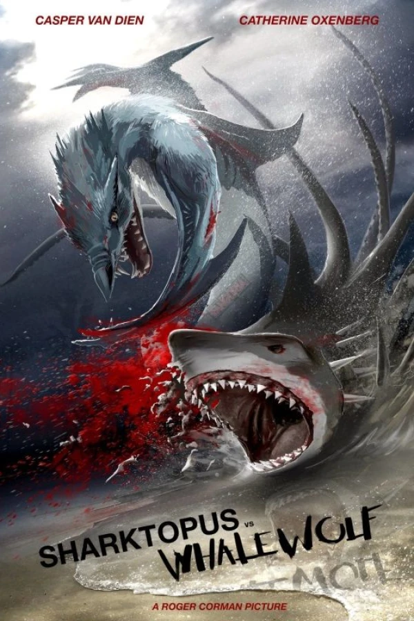 Sharktopus vs. Whalewolf Póster