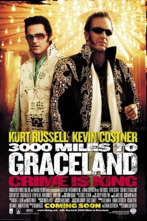 3000 Miles to Graceland Póster