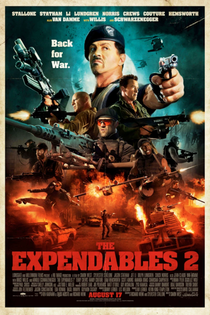 The Expendables 2 Póster