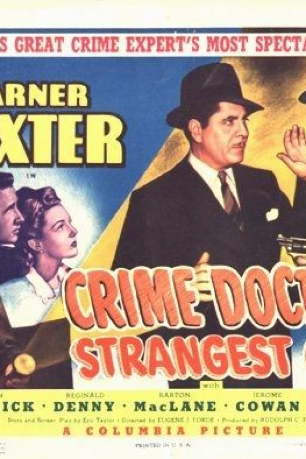 The Crime Doctor's Strangest Case Póster