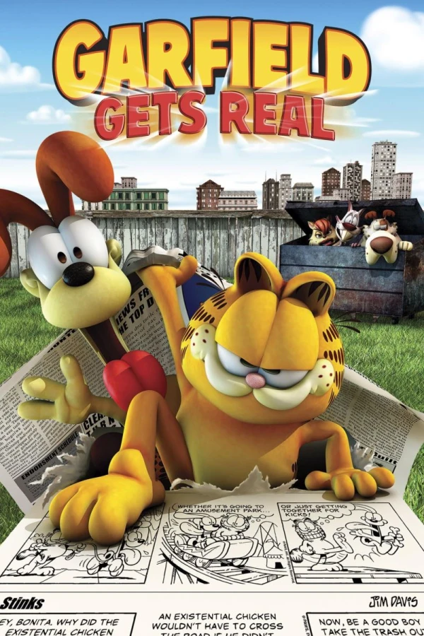 Garfield en el mundo real Póster
