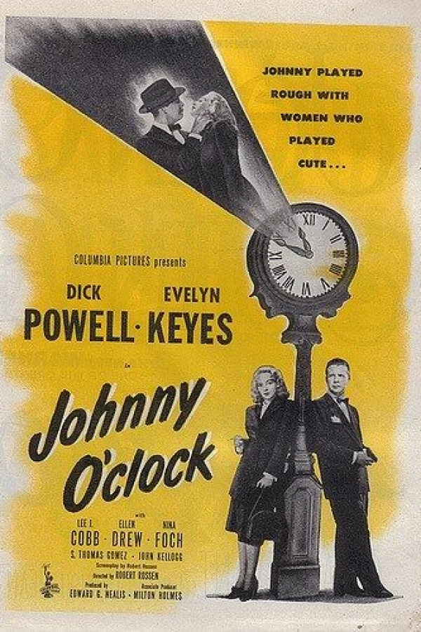 Johnny O'Clock Póster