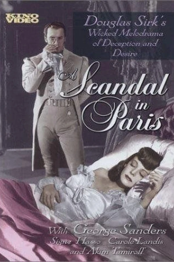 A Scandal in Paris Póster