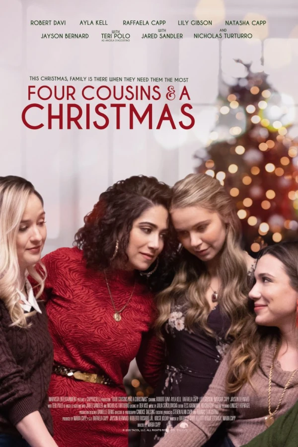 Four Cousins and A Christmas Póster